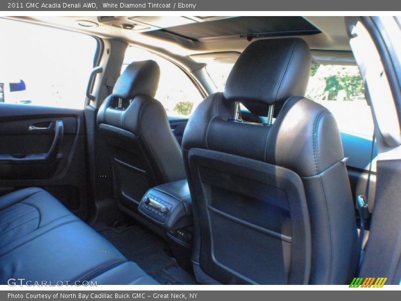 White Diamond Tintcoat / Ebony 2011 GMC Acadia Denali AWD