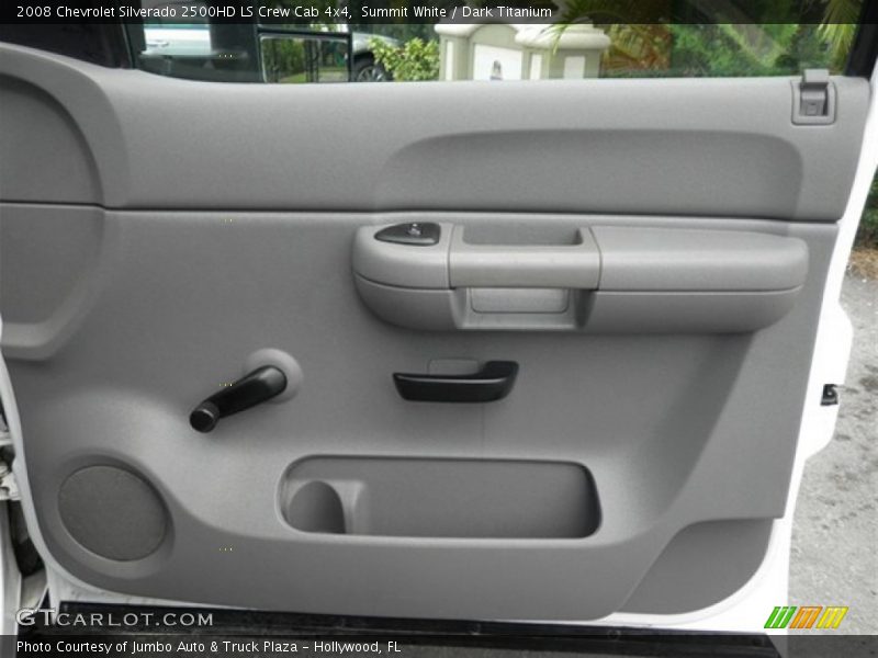 Summit White / Dark Titanium 2008 Chevrolet Silverado 2500HD LS Crew Cab 4x4