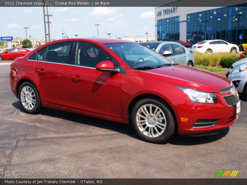 Crystal Red Metallic / Jet Black 2012 Chevrolet Cruze Eco