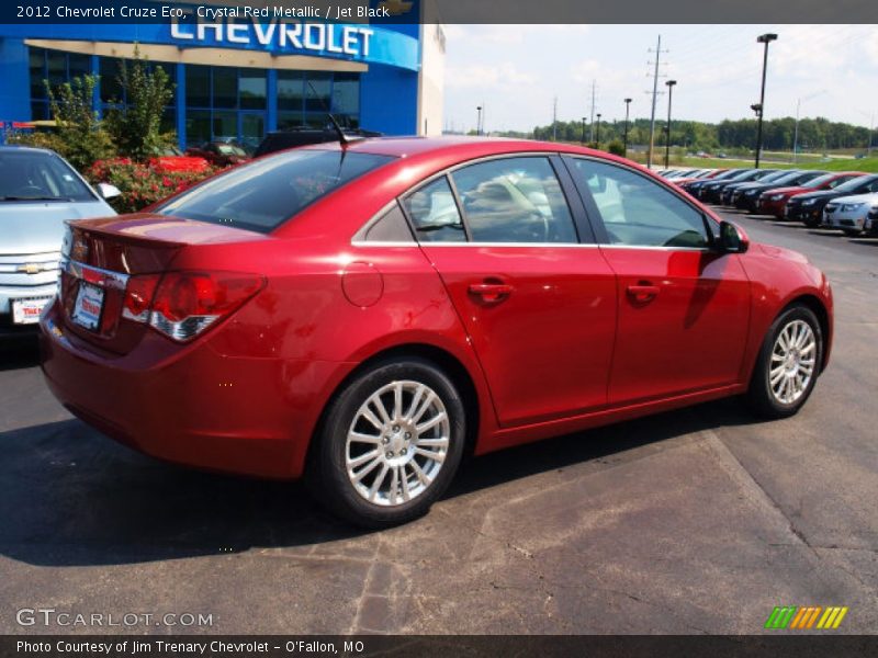 Crystal Red Metallic / Jet Black 2012 Chevrolet Cruze Eco