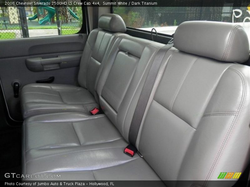 Summit White / Dark Titanium 2008 Chevrolet Silverado 2500HD LS Crew Cab 4x4