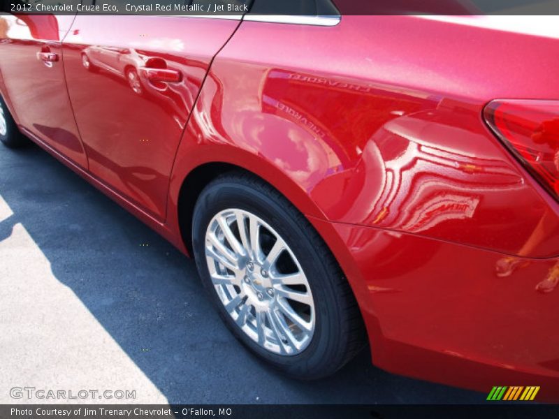 Crystal Red Metallic / Jet Black 2012 Chevrolet Cruze Eco