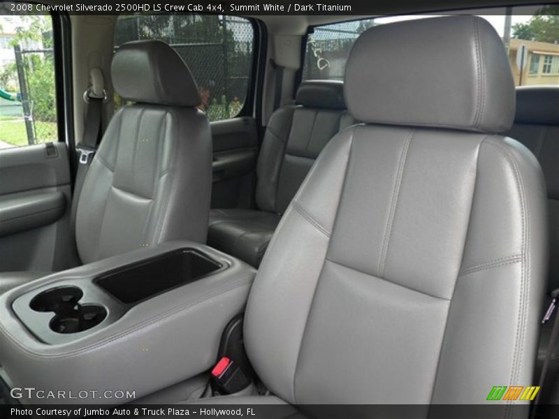 Summit White / Dark Titanium 2008 Chevrolet Silverado 2500HD LS Crew Cab 4x4