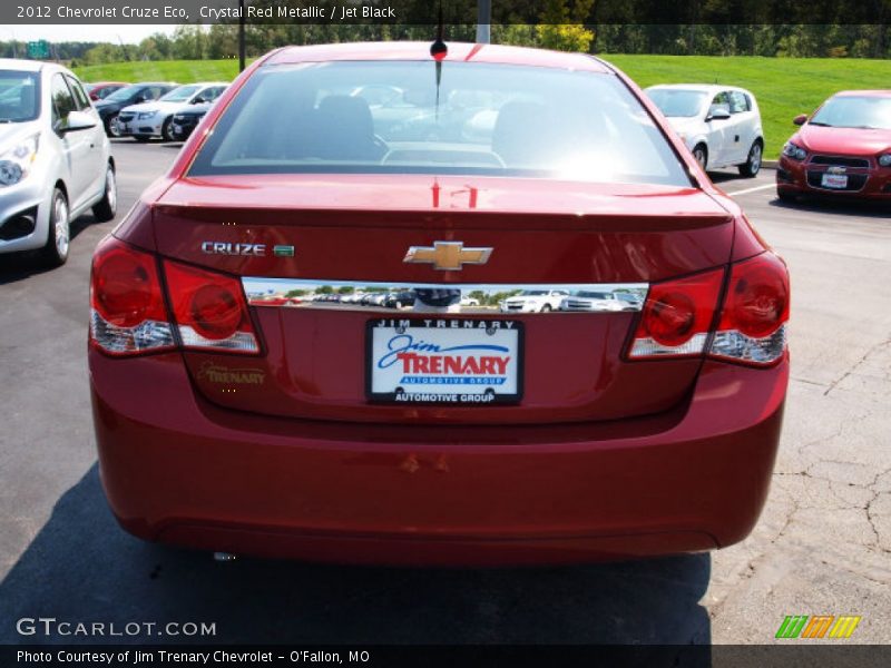 Crystal Red Metallic / Jet Black 2012 Chevrolet Cruze Eco