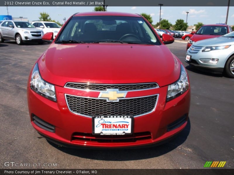 Crystal Red Metallic / Jet Black 2012 Chevrolet Cruze Eco