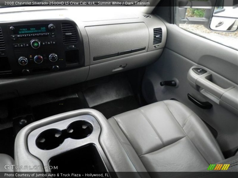 Summit White / Dark Titanium 2008 Chevrolet Silverado 2500HD LS Crew Cab 4x4