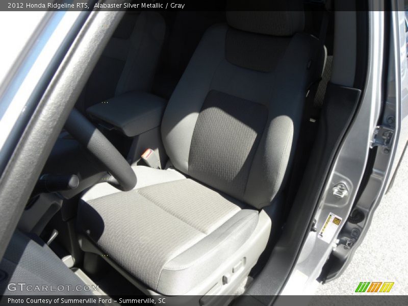 Alabaster Silver Metallic / Gray 2012 Honda Ridgeline RTS