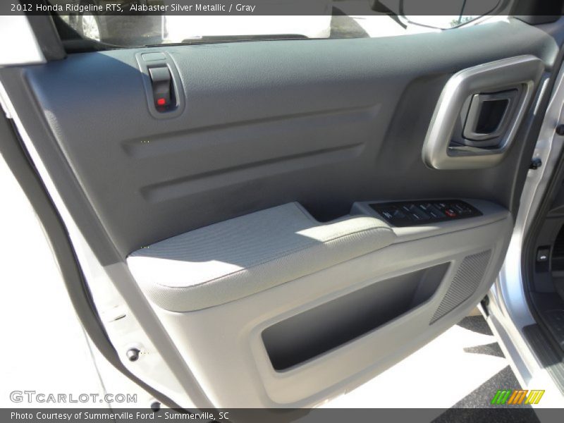 Alabaster Silver Metallic / Gray 2012 Honda Ridgeline RTS