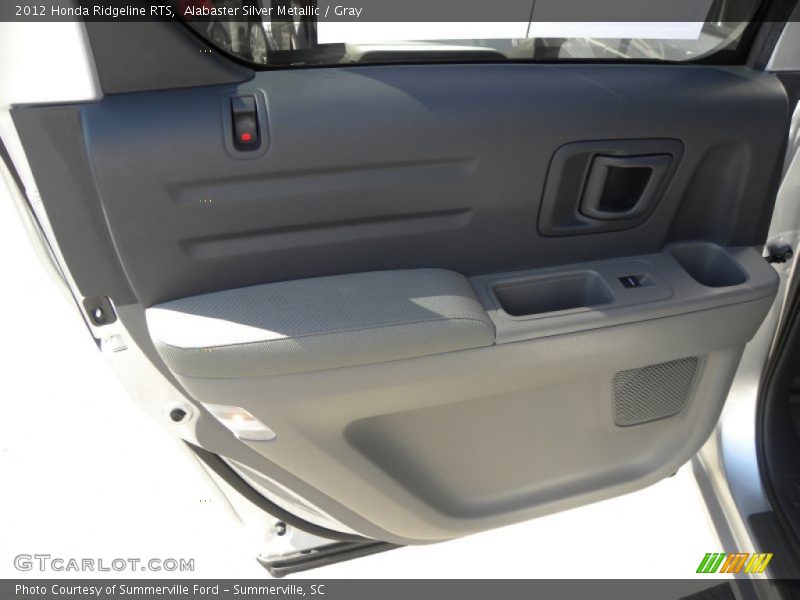 Alabaster Silver Metallic / Gray 2012 Honda Ridgeline RTS