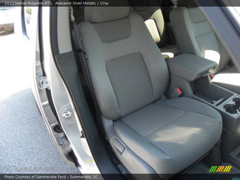 Alabaster Silver Metallic / Gray 2012 Honda Ridgeline RTS