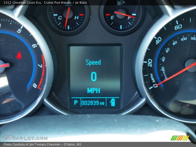 Crystal Red Metallic / Jet Black 2012 Chevrolet Cruze Eco