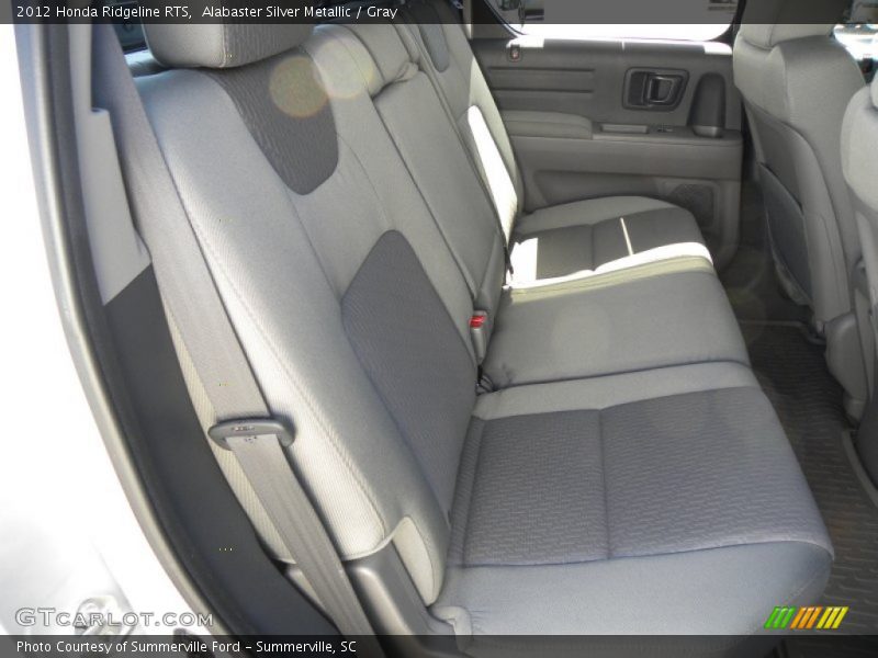 Alabaster Silver Metallic / Gray 2012 Honda Ridgeline RTS