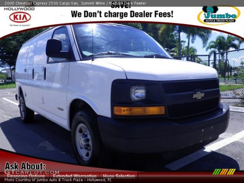 Summit White / Medium Dark Pewter 2006 Chevrolet Express 2500 Cargo Van