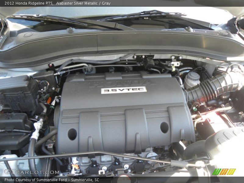 Alabaster Silver Metallic / Gray 2012 Honda Ridgeline RTS