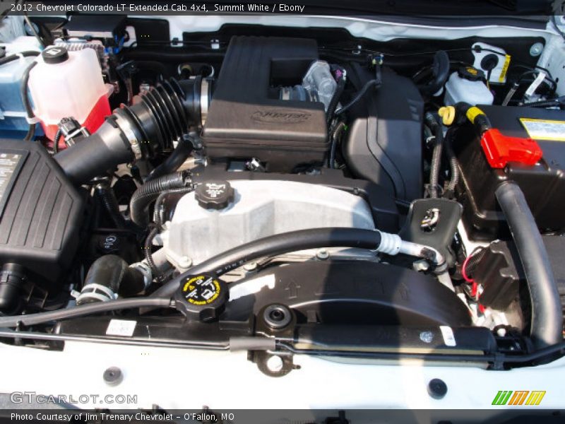 Summit White / Ebony 2012 Chevrolet Colorado LT Extended Cab 4x4
