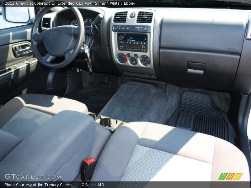 Summit White / Ebony 2012 Chevrolet Colorado LT Extended Cab 4x4