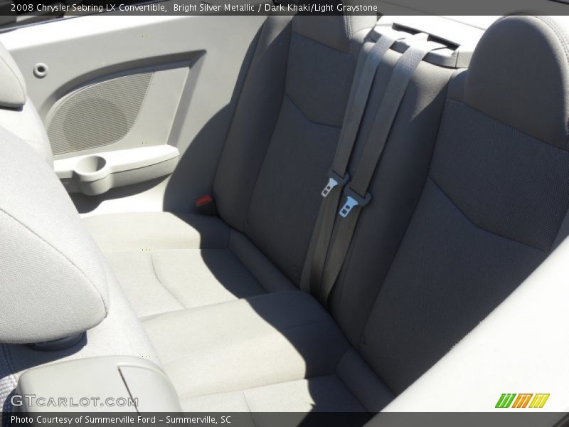 Bright Silver Metallic / Dark Khaki/Light Graystone 2008 Chrysler Sebring LX Convertible