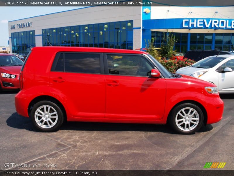 Absolutely Red / Release Series 6.0 Dark Gray/Red 2009 Scion xB Release Series 6.0