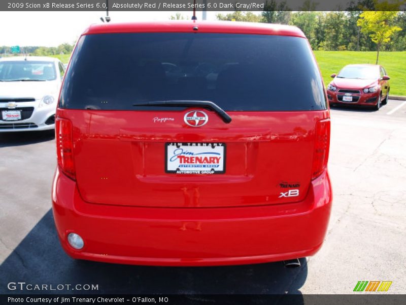 Absolutely Red / Release Series 6.0 Dark Gray/Red 2009 Scion xB Release Series 6.0