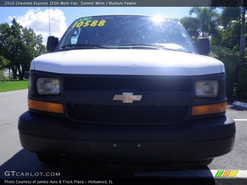 Summit White / Medium Pewter 2010 Chevrolet Express 1500 Work Van