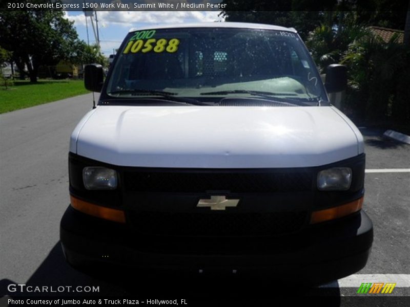 Summit White / Medium Pewter 2010 Chevrolet Express 1500 Work Van