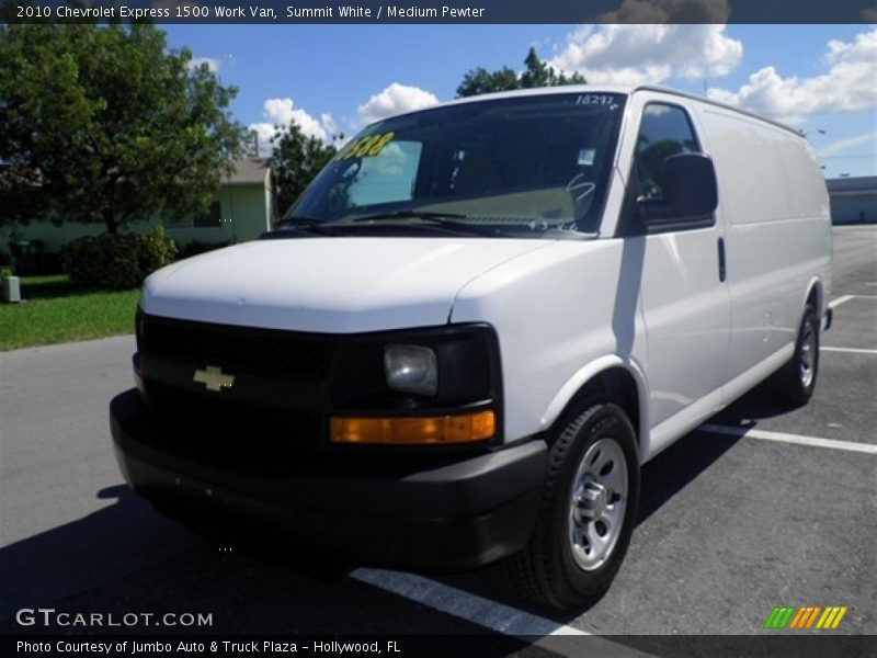 Summit White / Medium Pewter 2010 Chevrolet Express 1500 Work Van