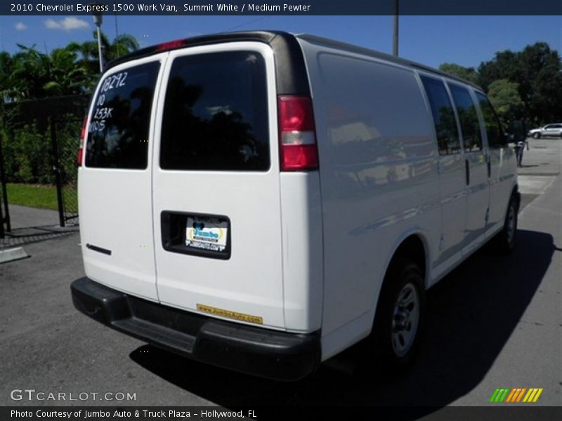 Summit White / Medium Pewter 2010 Chevrolet Express 1500 Work Van
