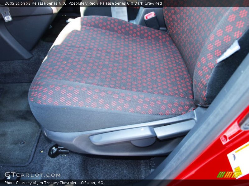 Front Seat of 2009 xB Release Series 6.0