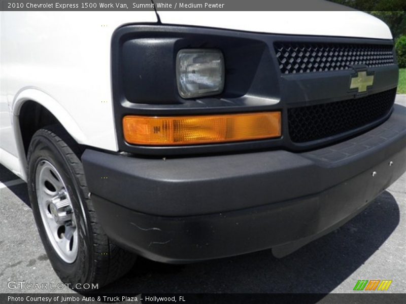 Summit White / Medium Pewter 2010 Chevrolet Express 1500 Work Van
