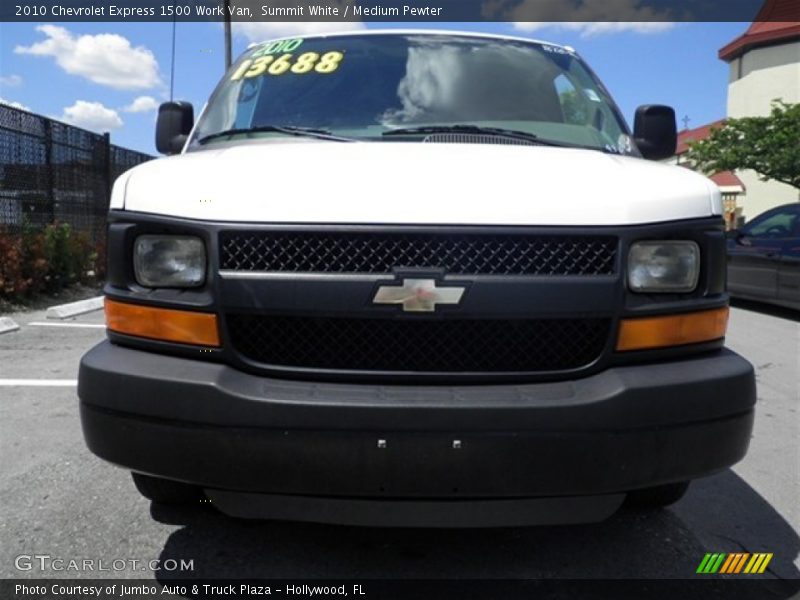 Summit White / Medium Pewter 2010 Chevrolet Express 1500 Work Van