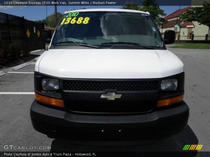 Summit White / Medium Pewter 2010 Chevrolet Express 1500 Work Van