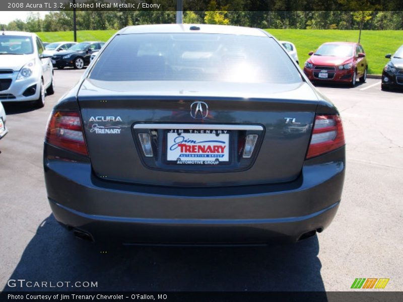 Polished Metal Metallic / Ebony 2008 Acura TL 3.2