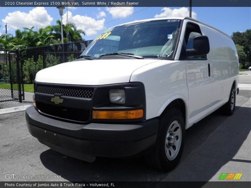 Summit White / Medium Pewter 2010 Chevrolet Express 1500 Work Van