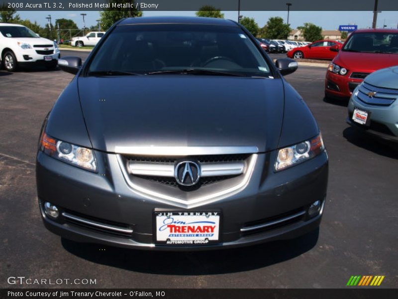 Polished Metal Metallic / Ebony 2008 Acura TL 3.2