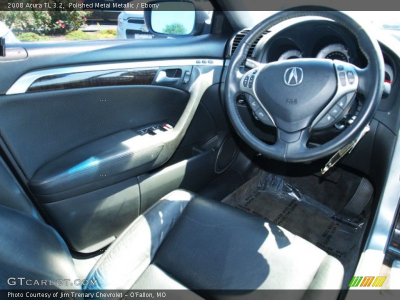 Polished Metal Metallic / Ebony 2008 Acura TL 3.2