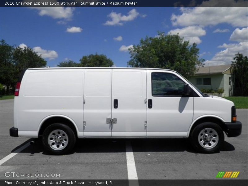Summit White / Medium Pewter 2010 Chevrolet Express 1500 Work Van