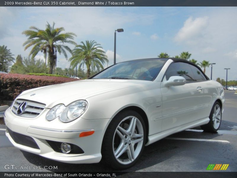 Front 3/4 View of 2009 CLK 350 Cabriolet