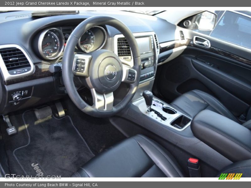 Mineral Gray Metallic / Black 2012 Jeep Grand Cherokee Laredo X Package
