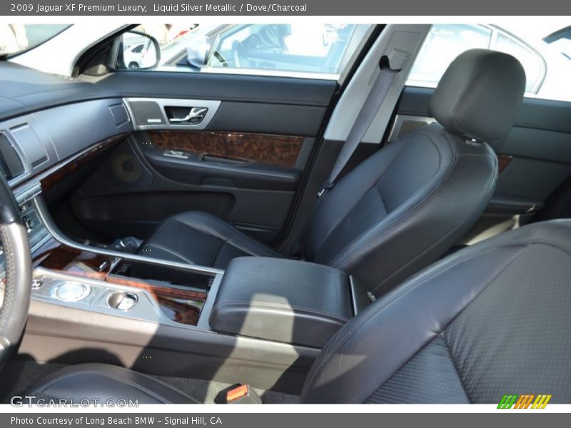 Liquid Silver Metallic / Dove/Charcoal 2009 Jaguar XF Premium Luxury