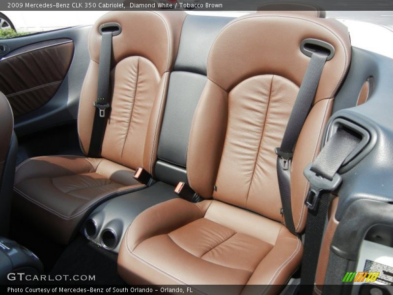 Rear Seat of 2009 CLK 350 Cabriolet