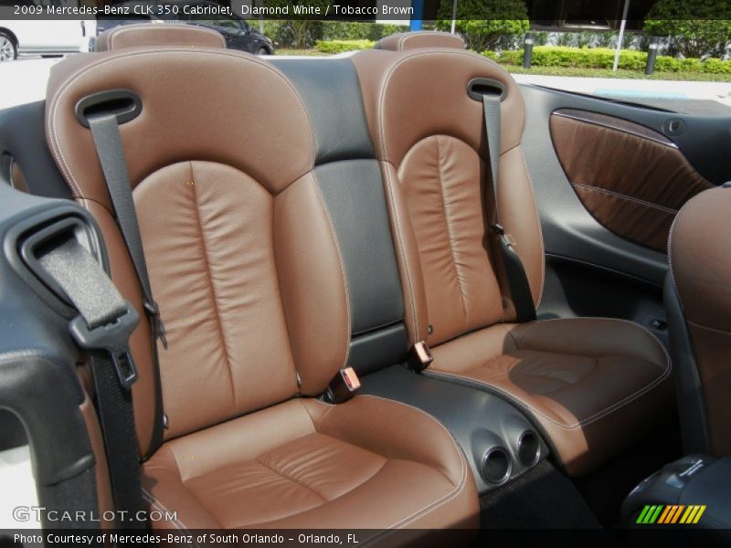  2009 CLK 350 Cabriolet Tobacco Brown Interior