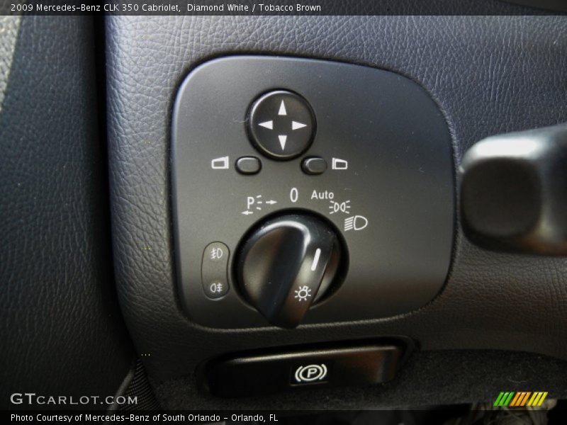 Controls of 2009 CLK 350 Cabriolet