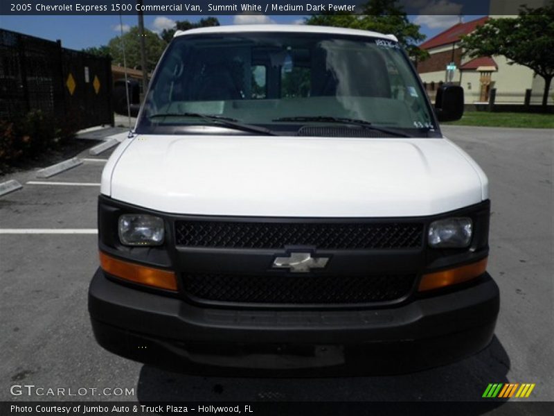 Summit White / Medium Dark Pewter 2005 Chevrolet Express 1500 Commercial Van