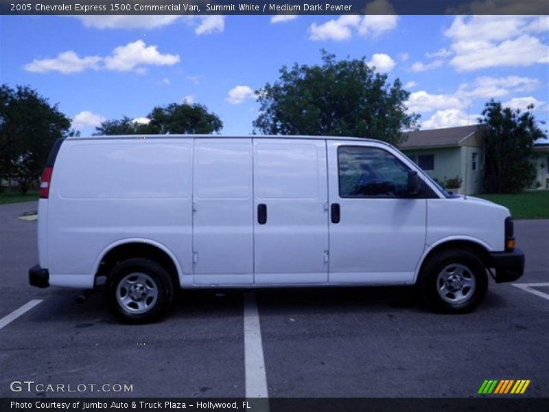 Summit White / Medium Dark Pewter 2005 Chevrolet Express 1500 Commercial Van
