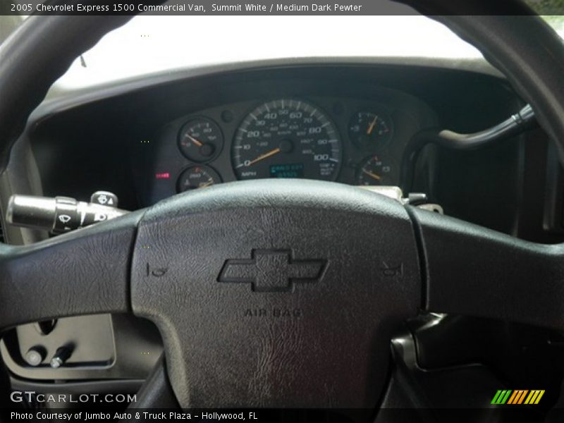 Summit White / Medium Dark Pewter 2005 Chevrolet Express 1500 Commercial Van