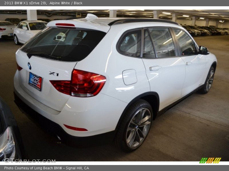 Alpine White / Black 2013 BMW X1 sDrive 28i