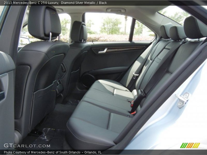 Diamond Silver Metallic / Black 2013 Mercedes-Benz C 250 Luxury