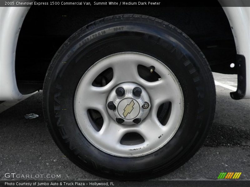 Summit White / Medium Dark Pewter 2005 Chevrolet Express 1500 Commercial Van