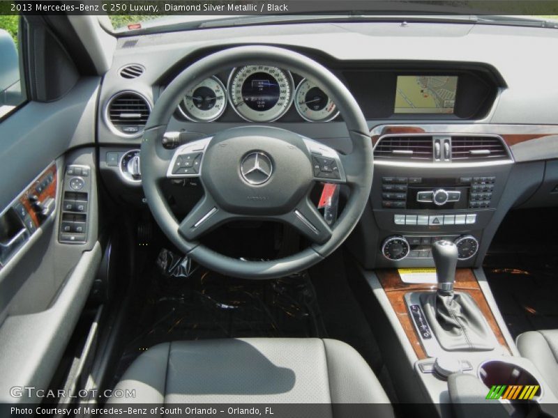 Dashboard of 2013 C 250 Luxury