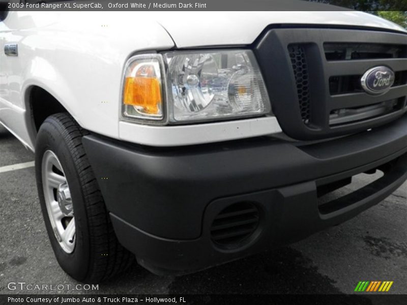 Oxford White / Medium Dark Flint 2009 Ford Ranger XL SuperCab